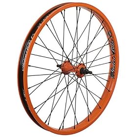 Κλεμμένα Εμπρός Ρουλέτα BMX Wheel Οχημάτων - 36H - πορτοκαλί Νέον
