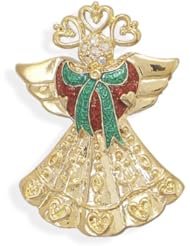 14 Karat Gold Plated Angel Fashion Pin