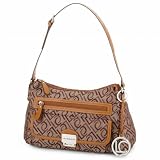 Liz Claiborne 'Town and Country' Shoulder Bag - Black, Khaki