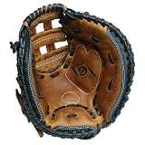 Diamond Sports Top grade vintage style leather Youth Fastpitch Catcher's Mitt (31-Inch, Right-Handed Throw)