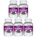 PREMIUM ACAI (5 Bottles) - Pure Acai Berry Diet Weight Loss / Colon Cleanse and Full Body Detox Supplement
