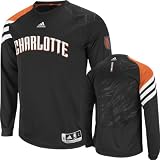 Adidas Charlotte Bobcats On-Court Long Sleeve Shooting Shirt Small