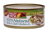 Valley Fresh Chuck Chicken in Water, White & Dark, 10-Ounce Cans (Pack of 12)