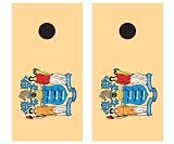 NEW JERSEY FLAG Cornhole Bean Bag Toss Game