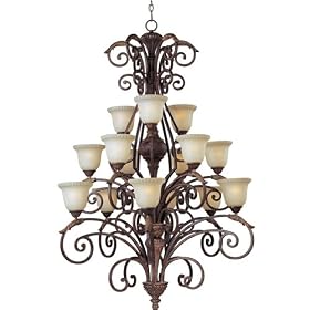 Maxim Lighting - 24107CFGF : Beaumont 15-Light Chandelier - Golden Fawn by Maxim Lighting
