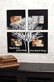 Set of 3 Family/Tree Black Photo Frame - Lodge