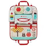 ROZZERMAN おでかけポケット 赤 43×54cm 布製 ドライブポケット ピクニック (PICNIC) J72 (赤)