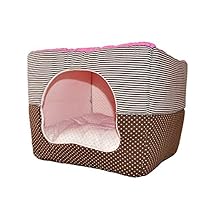 ALEKO&reg; LBD14012S Soft Pet Dog Cat Bed House Kennel Doggy Warm Cushion Basket 16.5
