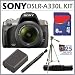 Sony Alpha A330L 10.2 MP Digital SLR Camera with Super SteadyShot INSIDE Image Stabilization and 18-55mm Lens + 8GB Accessory Kit