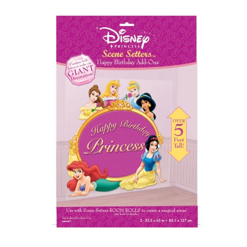 Disney Princess Happy Birthday 65in Scene Setter Add-On