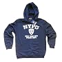 NYPD HOODIE, Officially Licensed New York Police Department Hooded Sweatshirt, Navy