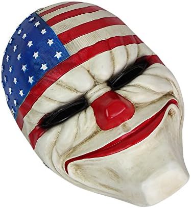 Angel Supply Fashion Game Payday Masks Resin Costume Prop Dress Heist Joker Cosplay