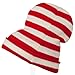 Red White Wide Stripe Cuff Beanie - Red White W29S23F