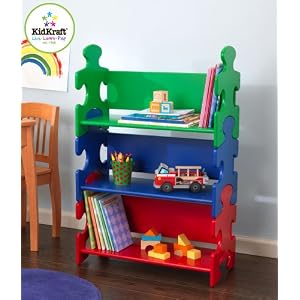 Kidkraft Puzzle Book Shelf - Primary