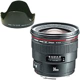 Canon EF 24mm f/1.4L USM Wide Angle Lens for Canon SLR Cameras