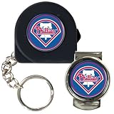 MLB Philadelphia Phillies 6' Tape Measure, Key Chain & Money Clip Set