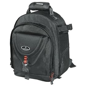Click here to buy Vanguard Oregon 52 Digital Camera Backpack Black with Red Trim by Vanguard.