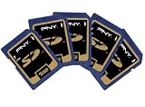 PNY P-SD1GBX5-MF 1 GB Secure Digital Card - 5 Pack