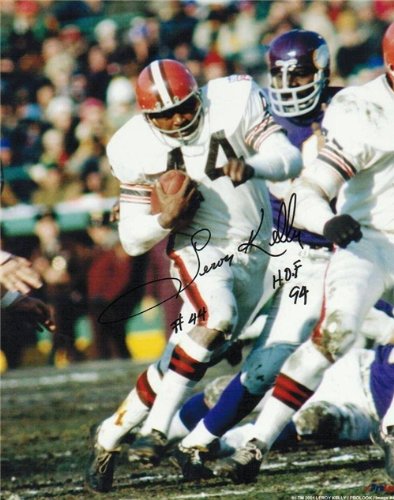 Leroy Kelly Autographed/Hand Signed Cleveland Browns 8x10 Photo