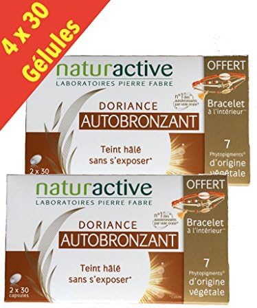 Doriance Dermo-Nutrition Self-Tanner - Pack 4 x 30 Capsules by Naturactiv
