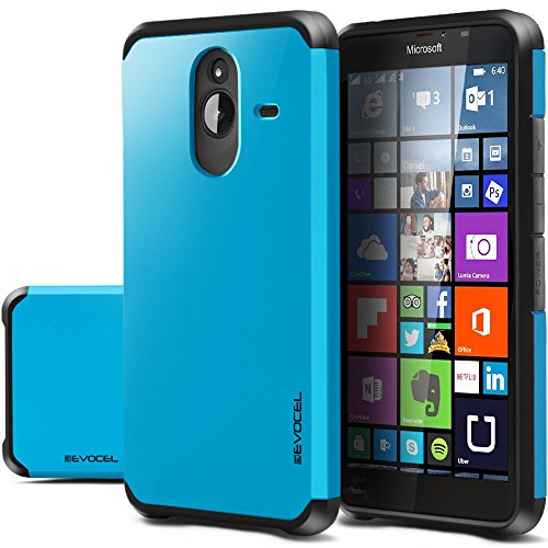 Nokia lumia 640 xl case, evocel® dual layer armor prot…
