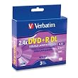 Verbatim 3 Pack 8.5GB DVD+R Double Layer DVDs with Jewel Case (95014)