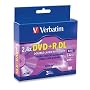 Verbatim 3 Pack 8.5GB DVD+R Double Layer DVDs with Jewel Case (95014)