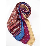 7Piece 100% Pure Silk Ties. Made in England. (243D)RRP£139.99