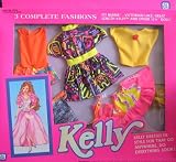 KELLY 3 Complete Fashions For Barbie, Victorian Lace, Great Length Kelly & 11.5
