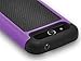 ZTE Speed Case, RANZ® Black/Purple Heavy Duty Dual Layer Armored Hybrid Case Cover For ZTE Speed N9130 (Boost Mobile)