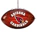 Pack of Georgia Bulldogs Light-Up Football Christmas Ornaments