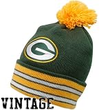 Mitchell & Ness Green Bay Packers Throwback Jersey Stripe Knit Hat One Size Fits All