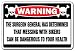 MESSING WITH BIKERS Warning Sign biker bar signs gift