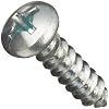 Zinc Plated Steel Sheet Metal Screw, Pan Head, Phillips Drive, #7-19, 5/8" Length (Pack of 100)