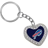 Touch by Alyssa Milano Buffalo Bills Crystal Heart Keychain