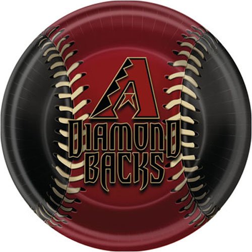 Buy Arizona Diamondbacks 8 3 4 Paper Dinner Plates (18 count) by Hallmark
