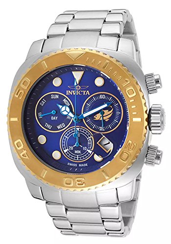 Invicta Men's INVICTA-14647 Pro Diver Analog Display Swiss Quartz Silver Watch
