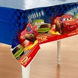 Cars 54in x 102in Plastic Tablecover