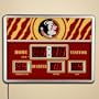 Florida State Seminoles NCAA Scoreboard Clock & Thermometer (14"x19")