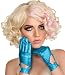 Lady gaga blue gloves