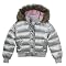 Girls' Cherokee&reg; Puffer Shine Jacket - Silver