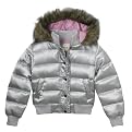 Girls' Cherokee&reg; Puffer Shine Jacket - Silver
