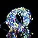 LED String Lights 33ft with 100 LEDs, S&G Battery Operated Fairy String Lights Decorative Copper Wire Starry Lights with Remote Control 8 Modes for Bedroom Wedding, Patio, Parties ( RGB)