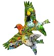 Tropical Song Shaped 1000pc Jigsaw Puzzle by Lori Schory