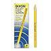 Dixon Peel-Off China Marker, Yellow, 12-Count  (00073)