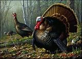 Tuftop Tempered Glass Kitchen Board -Turkeys-Small
