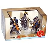 Schleich 3-pc. Foot Soldiers with Lion Coat of Arms Box Set