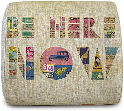 Hugwarm Portable Be Here Now High Quality Memory Foam Back Cushion for Car Seats, Office Computer Seats,sofa and Other Chairs