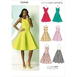 Vogue Patterns V8998 Misses' Dress Sewing Template, Size A5 (6-8-10-12-14)