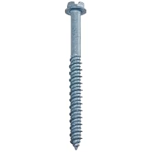 Wej-It Stalgard Coated Coated Carbon Steel Hex Washer Head Drive, Concrete Screw, USA Made, 3/16" Diameter, 3-3/4" Length, Pack of (100)